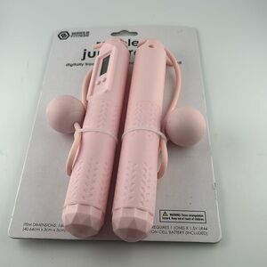 Ropeless Digital Jump Rope Pink Batteries Required(Brand New)